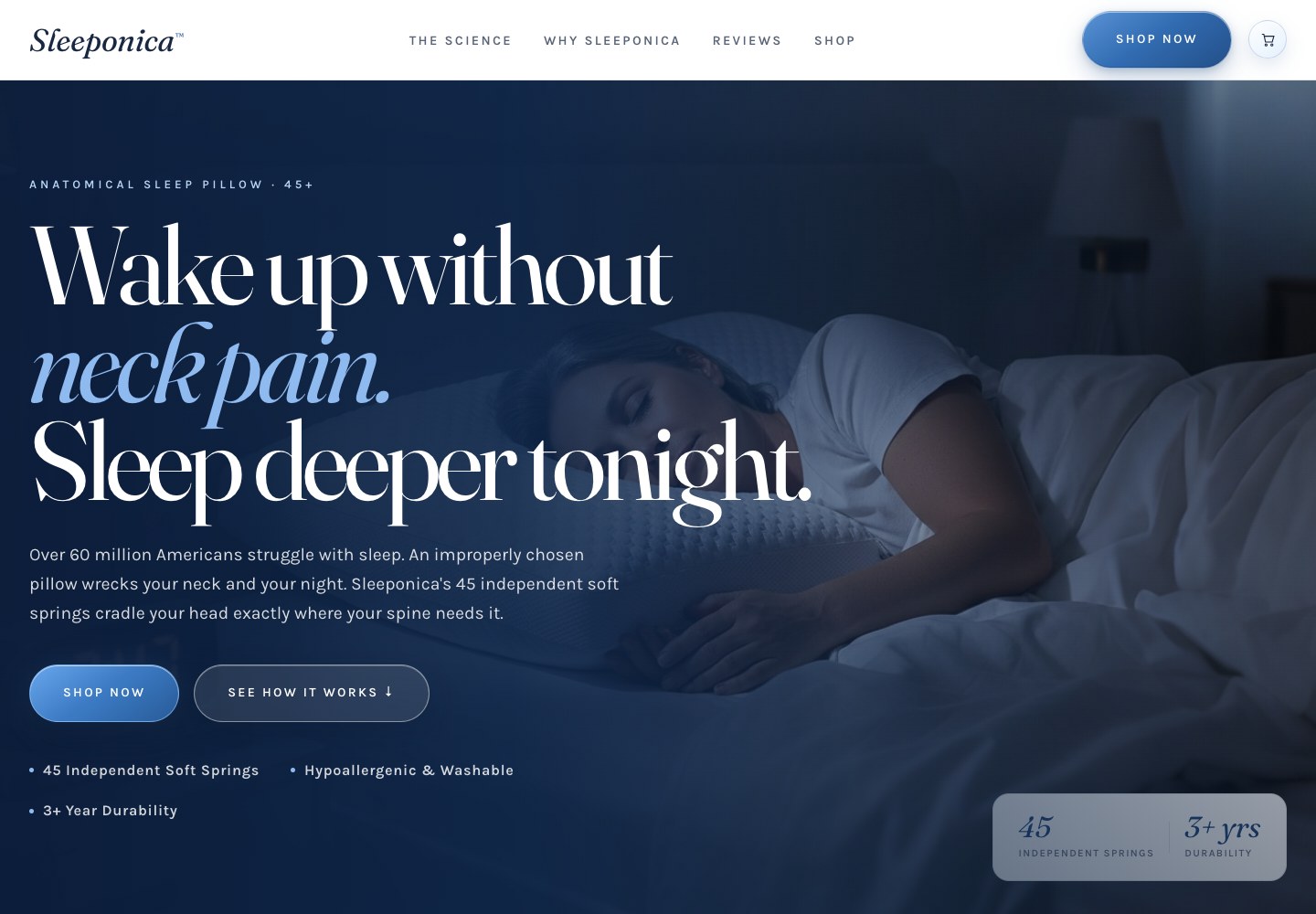 Sleeponica store screenshot.