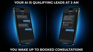 AI SMS conversation pre-qualifying personal injury lead on mobile phone