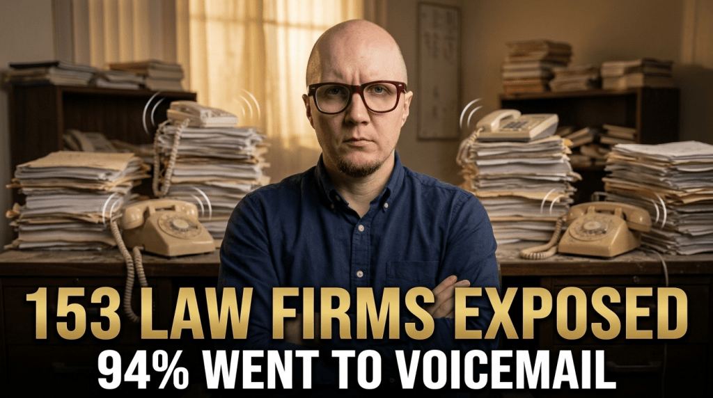 Law firm after hours study - 153 firms tested, 94% went to voicemail