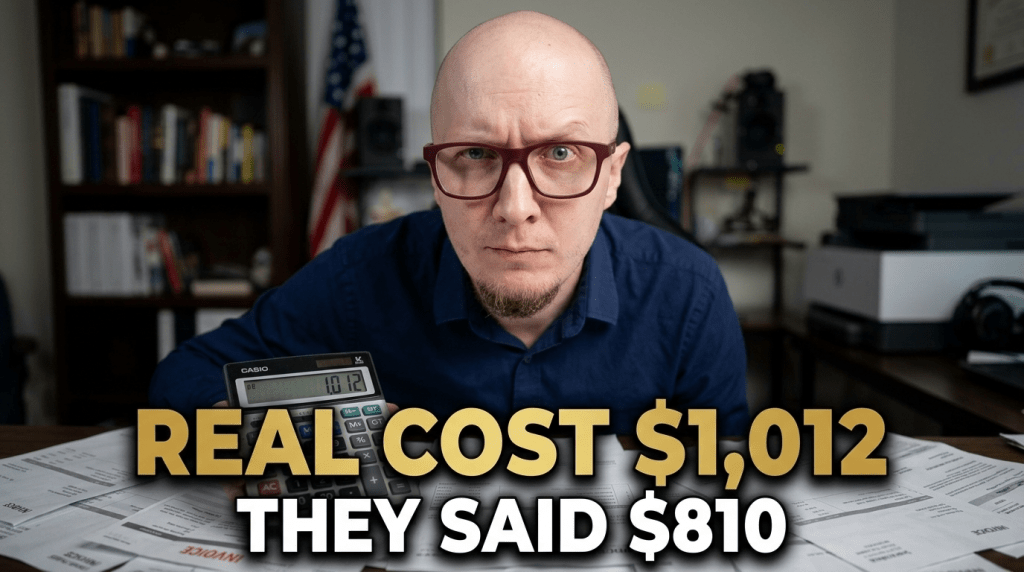 AI receptionist pricing comparison showing hidden costs