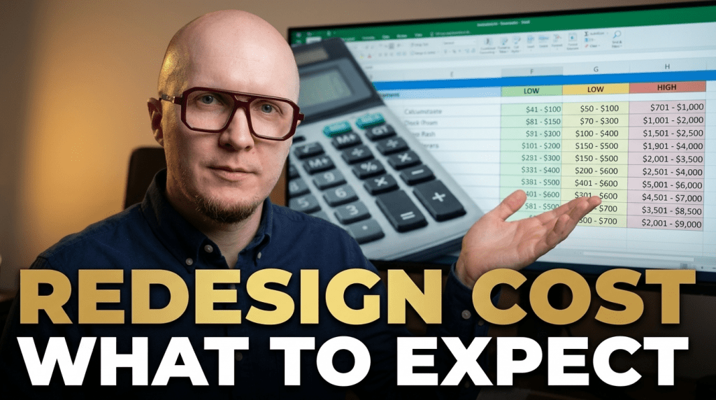 Law firm website redesign cost what to expect 2026